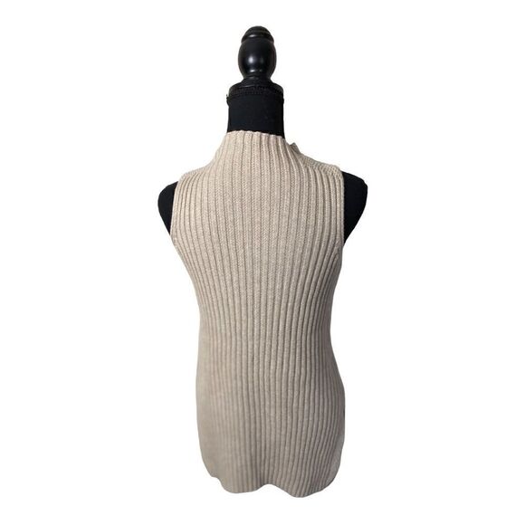 #152 GARNETT HILL linen & cotton sweater tank - Picture 5 of 8